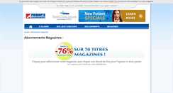 Desktop Screenshot of magazines.france-abonnements.com